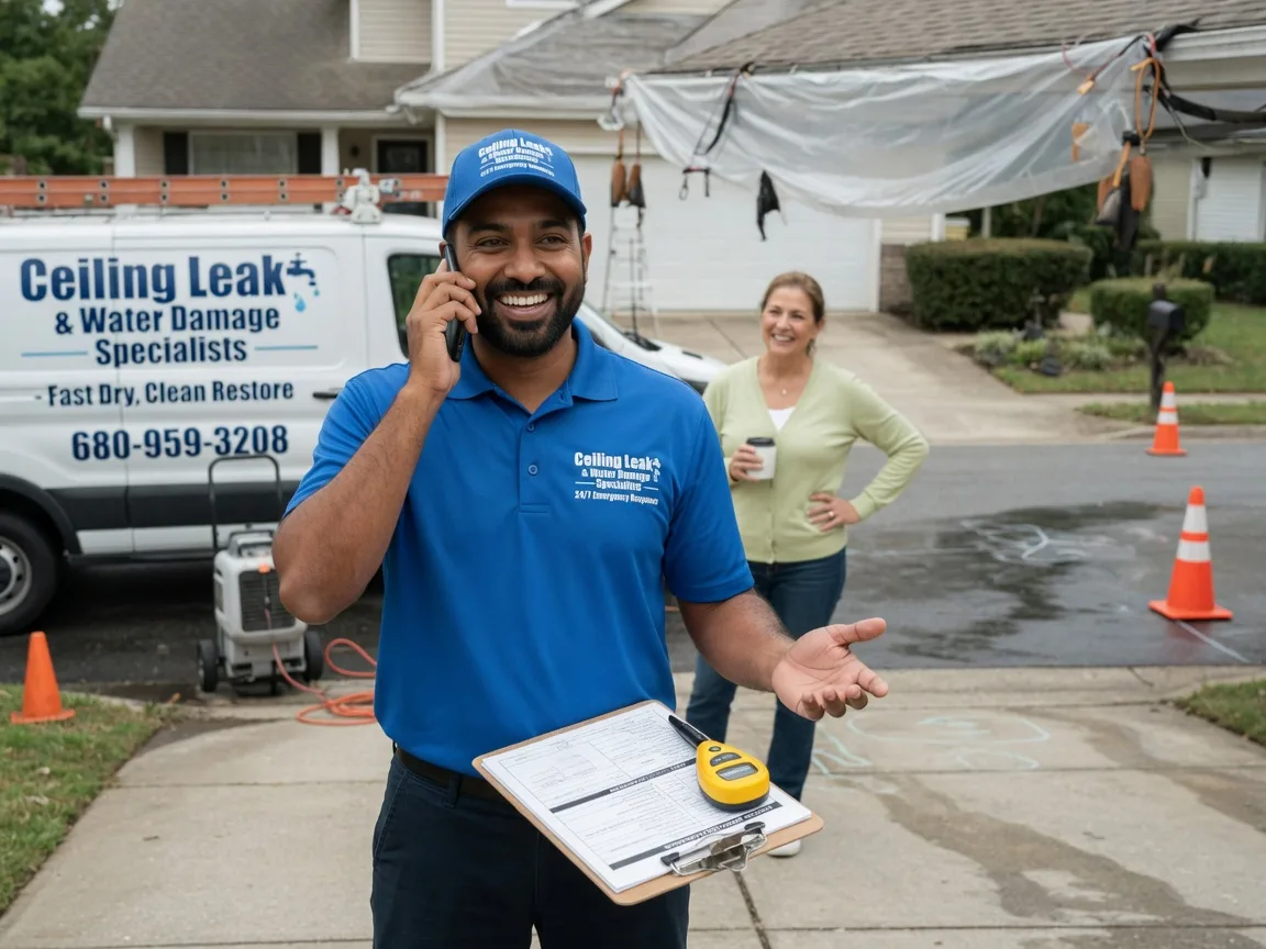 Ceiling Leak Cleanup Harlan, IN FAQs